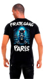 Camiseta Pirate Gang París Negra Gato Tom