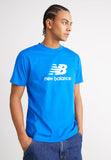 Camiseta New Balance Stacked Logo azul eléctrico