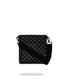 SHARKS IN PARIS WTF BUBBLY BLACK CHECK MESSENGER SLING