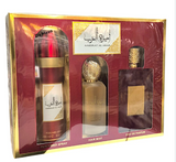 Gift Set Ameerat Al Arab (Parfum + Hair Mist + Deo) MUJER