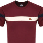 Ellesse Caserio T Shirt Burgundy