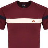 Ellesse Caserio T Shirt Burgundy