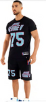 CONJUNTO GEORGE V PARIS SET NBA BLACK-BLUE