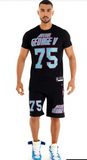 CONJUNTO GEORGE V PARIS SET NBA BLACK-BLUE