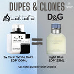 24 Carat White Gold Lattafa Perfumes UNISEX