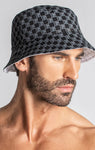 GREY CLONE BUCKET HAT