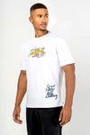 CAMISETA OSO GRAFFITI LV-53 WHITE