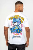 CAMISETA OSO GRAFFITI LV-53 WHITE