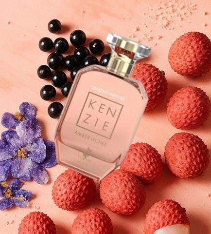 Agua de perfume Kenzie Amber Lychee 100ml - Volaré UNISEX