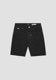 DENIM SHORTS OZZY SKINNY FIT IN NEGRO