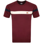 Ellesse Caserio T Shirt Burgundy