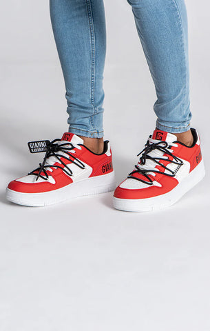 RED WRAPPED SNEAKERS