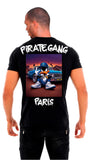 Camisetas Oversize Camiseta Pirate Gang París Negra Pato Lucas