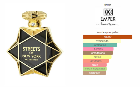 Streets of New York Emper para Hombres y Mujeres