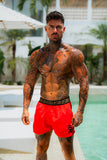 ICON SWIM SHORTS - RED