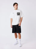 CAMISETA DE MANGA CORTA BANDANA BLANCA