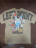 CAMISETA OVERSIZE BEIGE CONEJO LEFT POINT