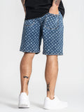 PANTALONES CORTOS VAQUEROS MONOGRAMA AZULES