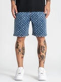 PANTALONES CORTOS VAQUEROS MONOGRAMA AZULES