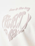 Camiseta corazón del Project X Paris - Beige
