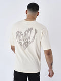 Camiseta corazón del Project X Paris - Beige