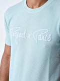 Camiseta Waffle Essentials Project X Paris - Verde agua