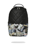 MOCHILA SPRAYGROUND QUILTED MONEY STASH STUDDED BACKPACK NEGRO