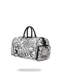 BOLSA SPRAYGROUND DOODLE DUFFLE BLANCO