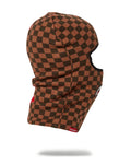 SPRAYGROUND CAP BRANDED SPLIT SKI MASK BROWN