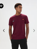 Camiseta Floran Tee Burgundy Ellesse