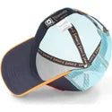 Gorra trucker azul marino y naranja Son Goku Super Saiyan Blue CAS GOK2 Dragon Ball de Capslab