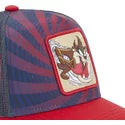 Gorra trucker azul marino y roja Diablo de Tasmania LOO5 TAZ2 Looney Tunes de Capslab