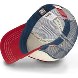 Gorra trucker beige, azul marino y roja Batman DC5 VIN2 DC Comics de Capslab