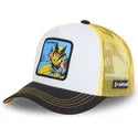 Gorra trucker blanca, amarilla y negra Wolverine WOL2 Marvel Comics de Capslab