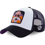 Gorra trucker blanca Master Roshi KAM4 Dragon Ball de Capslab