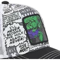 Gorra trucker blanca y negra Hulk HUL1 Marvel Comics de Capslab