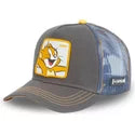 Gorra trucker gris, azul marino y marrón Jerry JER2 Looney Tunes de Capslab