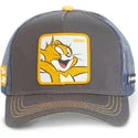 Gorra trucker gris, azul marino y marrón Jerry JER2 Looney Tunes de Capslab