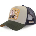 Gorra trucker gris y azul marino Gotenks Super Saiyan 3 GOT1 Dragon Ball de Capslab