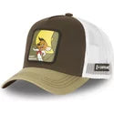 Gorra trucker marrón y blanca Speedy Gonzales CAS SPE2 Looney Tunes de Capslab