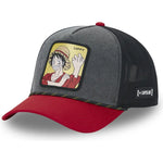 Gorra trucker negra y roja Monkey D. Luffy OP4 MUG One Piece de Capslab