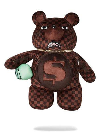 Sprayground Sip Lenticular Chomp Moneybear Backpack Backpack Black Brown