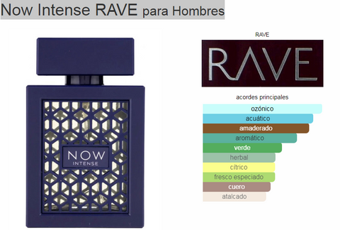 Now Intense RAVE para Hombres