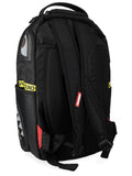 SPRAYGROUND Mochila»SHARK CENTRAL YELLOW TAPE DLX SATIN BACKPACK»