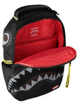 SPRAYGROUND Mochila»SHARK CENTRAL YELLOW TAPE DLX SATIN BACKPACK»