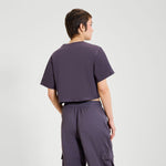 Camiseta crop Silo dark grey Referencia SGA16452