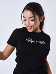 Camiseta mujer Essentials Project X Paris- Negro
