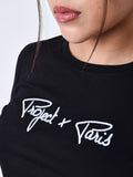 Camiseta mujer Essentials Project X Paris- Negro