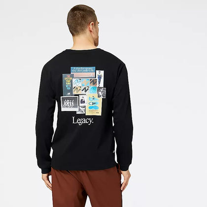 Camiseta NB Athletics Legacies Graphic Collage Long Sleeve