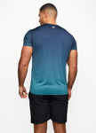 Gym King Sport Ombre Fade Tee - Navy/Teal